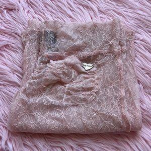 Lace stretch pajama bottoms